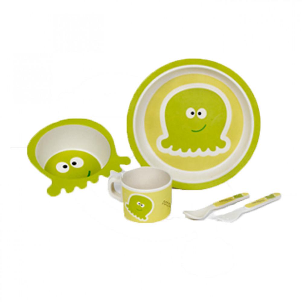 ViaMondo Bamboe Kinderservies Ghosty