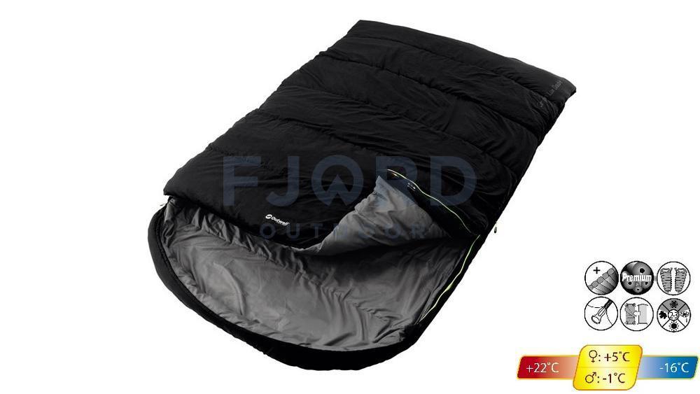 Campion Lux Double Slaapzak Zwart