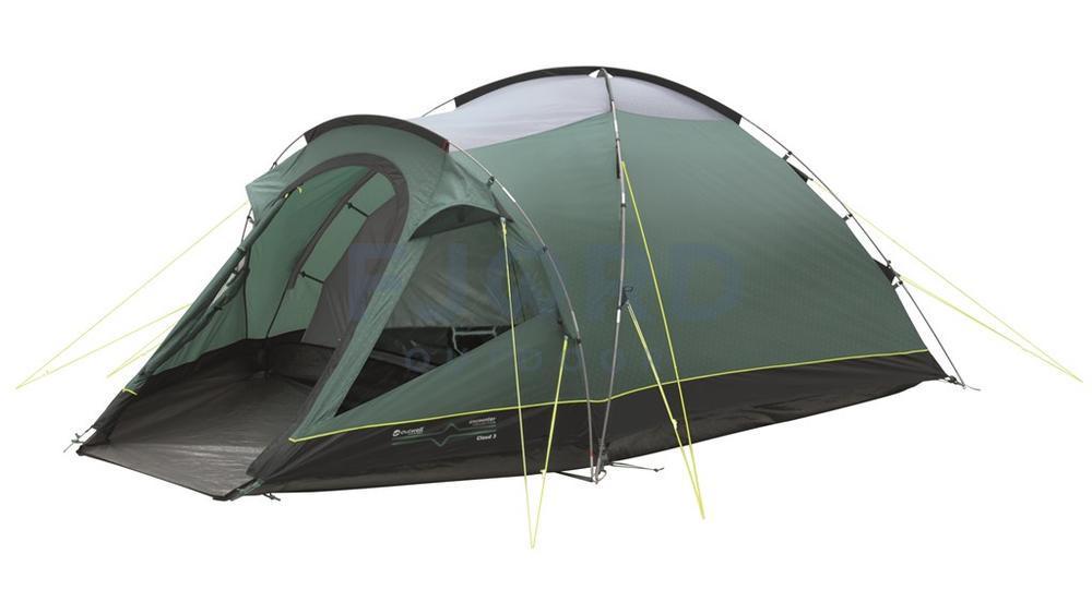 Cloud 3 koepeltent Groen/Grijs