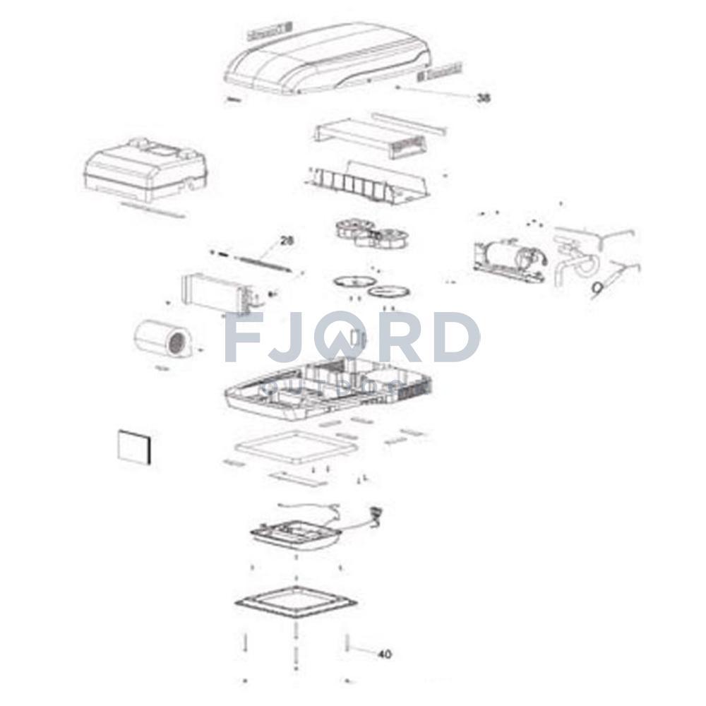 Dometic Ventilator met Motor CK150/400