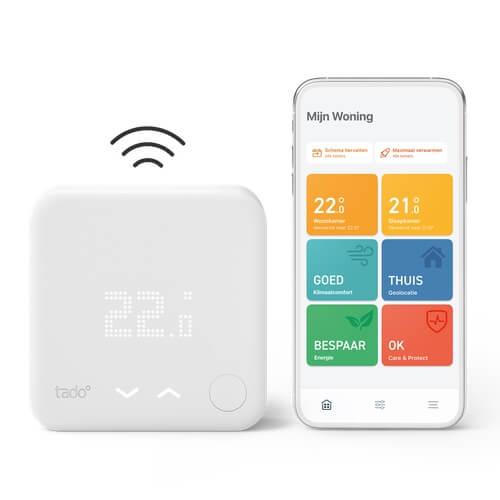 tado Starterskit Draadloze Slimme Thermostaat V3+ Wit