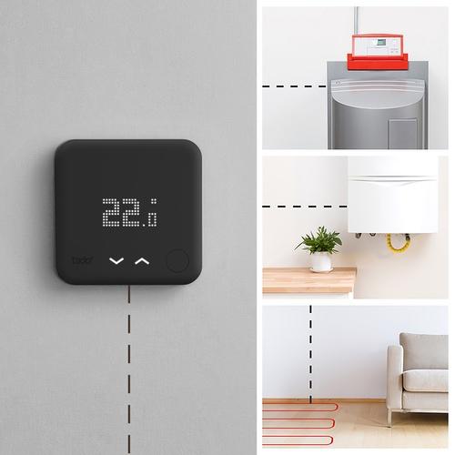 tado Starterskit Bedrade Slimme Thermostaat V3+ Black
