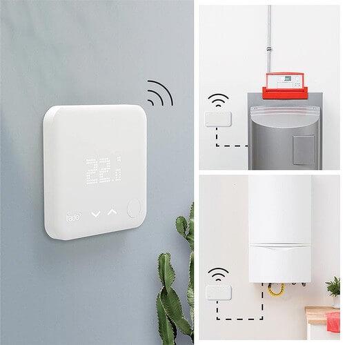 tado Starterskit Draadloze Slimme Thermostaat V3+ Wit